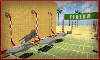 Cat Dog Pets Beach Stunts Sim Screen Shot 2