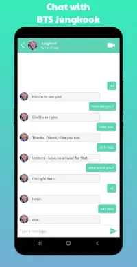 BTS Jungkook: Video call, chat Screen Shot 4