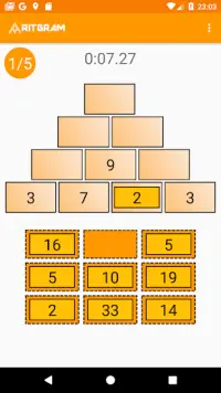 pyramides numériques - puzzle mathématique Screen Shot 4