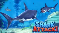 Hungry & Angry Shark Game 2023 Screen Shot 1