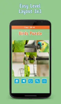 Jogo da Puzzle: aves e pássaros Screen Shot 2