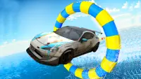 Water Surfer Car Floating 3D Screen Shot 1
