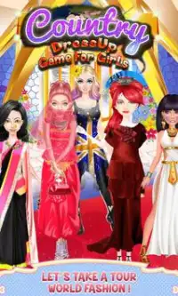 Country DressUp Game For Girls Screen Shot 0