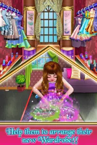 Ice Princess & Queen Fashion Wardrobe Setting Game Screen Shot 1