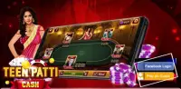 Teen Patti Cash - 3Patti Rummy Poker Card Game Screen Shot 0