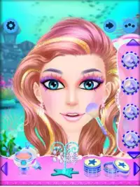 Mermaid Princess Makeover Salon для девочек Screen Shot 3