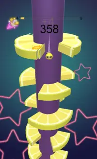 Fruit Helix Crush Game : Ball Helix Jump Game Screen Shot 1