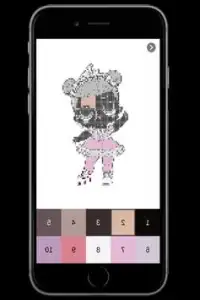 Suprise Dolls Color by number - Pixel Art Screen Shot 2