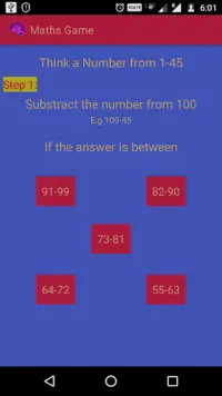 Maths Game Screen Shot 0