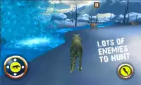 Снег Wild Leopard Attack Sim Screen Shot 1