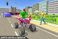 ATV Motorrad Taxi Simulator 2021 Screen Shot 7