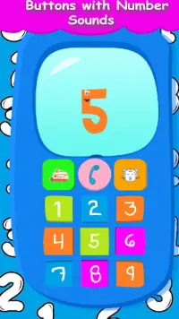 Baby Phone for Kid - Animals, Numbers, Vehicles Screen Shot 2
