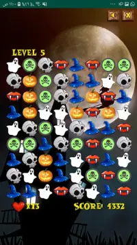 Halloween Puzzle Game Screen Shot 2