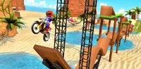 Superhero Moto Bike Stunt Racing Game Screen Shot 7