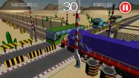 RailRoad Crossing 3D 🚅 Train Simulator Game Screen Shot 11