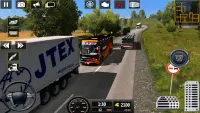 Euro Coach Bus Driving 3D Game Screen Shot 2