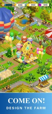 Merge Town : Design Farm Screen Shot 1