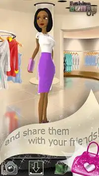 Mode Aankleden Spelletje 3D Screen Shot 3