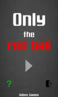 Only Red Ball Screen Shot 0