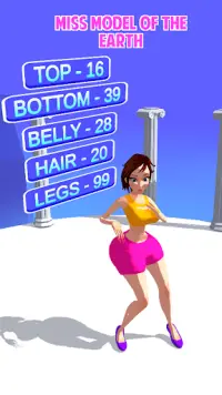 Beauty Run - Body Fit Makeover Shopping Game Screen Shot 1