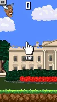 Flappy Obama: Elections 2016 Screen Shot 4