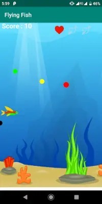 Flying Fish Game Screen Shot 2