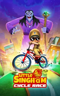 Little Singham Cycle Race Screen Shot 0