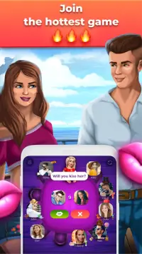 Spin the bottle and kiss, date sim - Kiss Cruise Screen Shot 1