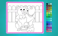 Coloring Game-Lovely Bear Screen Shot 5