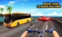 Highway Cycle Drive Simulation Screen Shot 2