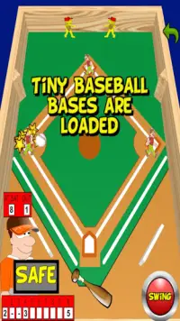 Tiny  Baseball, Flip Baseball Screen Shot 3