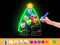 Draw Glow Christmas 2023 Screen Shot 13