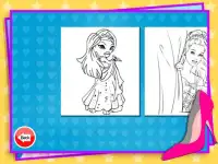 Princess Girl Coloring Screen Shot 6