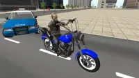 자전거 운전 시뮬레이터: 경찰 추격 게임 Screen Shot 1