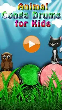 Animal Bongo Drums for Kids Screen Shot 1