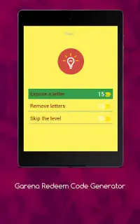 Garena Redeem Code Generator Screen Shot 9