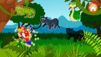 Happy Animals for Kids - Educational puzzles Screen Shot 2