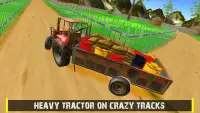 Big truck driving - Farm Tractor Cargo Drive Game Screen Shot 2