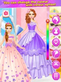 Indian dressup game and salon makeup game for girl Screen Shot 1