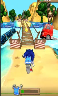 Blue Hedgehog Adventure Dash - New Jungle Screen Shot 4