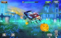 Zombie Car Smash: Halloween Haunted Town Escape Screen Shot 0