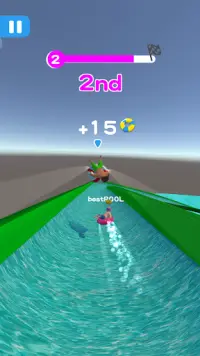 Water Park Race Roller Rush IO Screen Shot 3