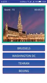 hoofdstad steden quiz wereld- aardrijkskunde quiz Screen Shot 3
