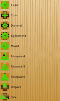 Peg Solitaire Screen Shot 1