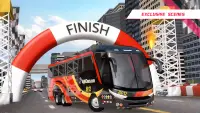Highway Bus Racing- ฟรี รถบัส ขับรถ เกม Screen Shot 5