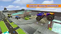 Real Monster Truck Stunt Racing Driving Screen Shot 0