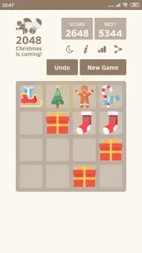 2048 Christmas 🎁 Puzzle Game Screen Shot 4