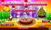 Christmas Chocolate Cake Cook Screen Shot 0