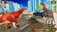 Wild Dinosaur Simulator City Attack Screen Shot 1