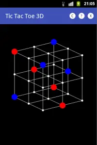Tic Tac Toe 3D Screen Shot 1